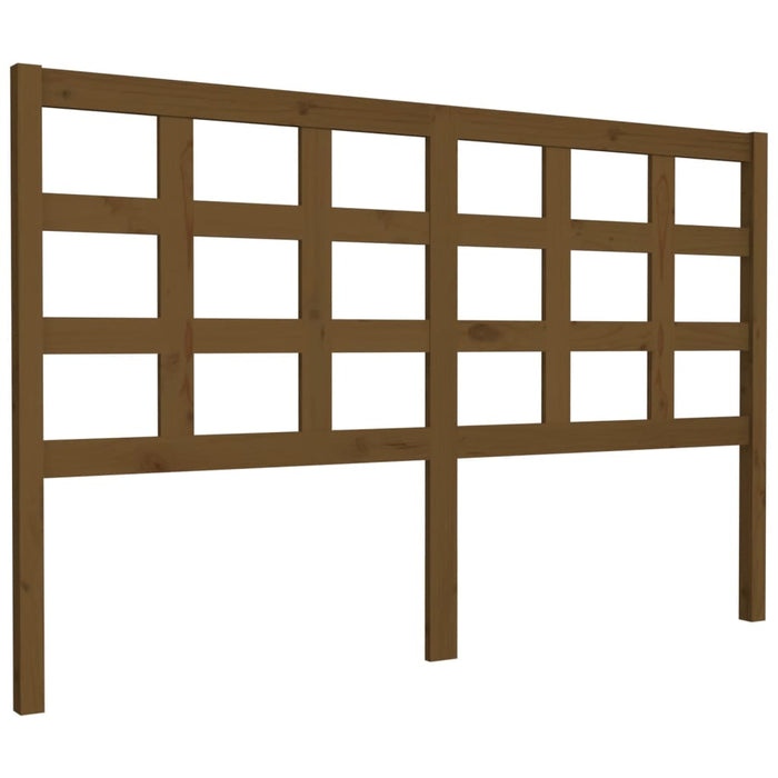 Tăblie de pat, maro miere, 156x4x100 cm, lemn masiv de pin WALTI