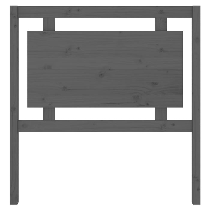 Tăblie de pat, gri, 95,5x4x100 cm, lemn masiv de pin - WALTI WALTI