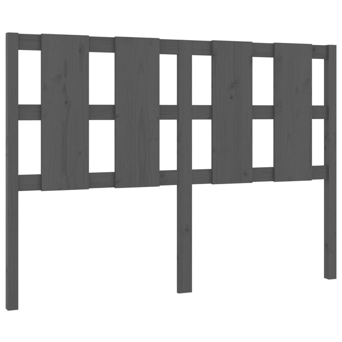 Tăblie de pat, gri, 145,5x4x100 cm, lemn masiv de pin - WALTI WALTI