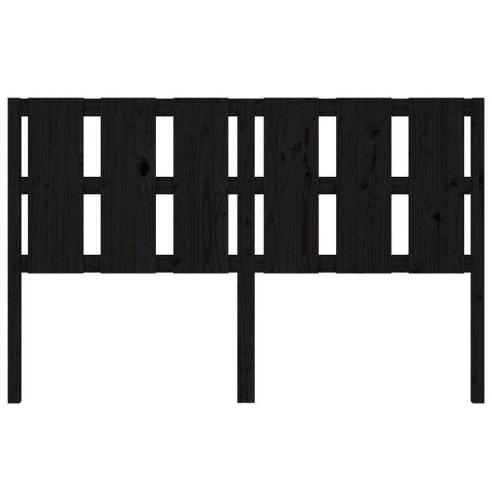 Tăblie de pat, negru, 155,5x4x100 cm, lemn masiv de pin WALTI
