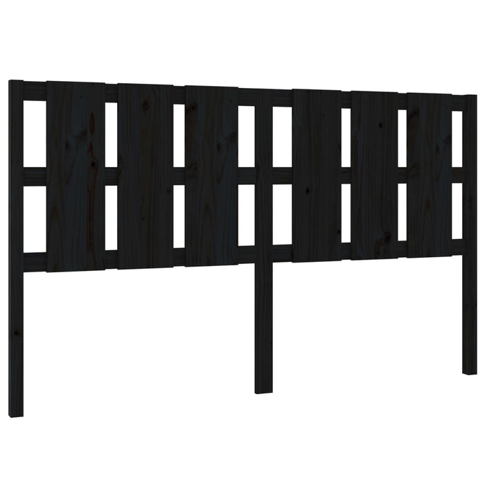 Tăblie de pat, negru, 165,5x4x100 cm, lemn masiv de pin - WALTI WALTI