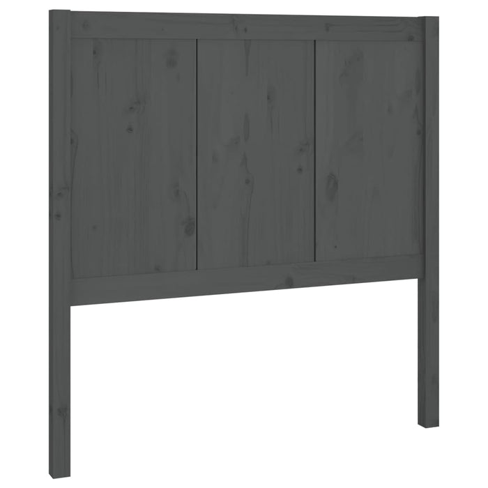 Tăblie de pat, gri, 80,5x4x100 cm, lemn masiv de pin - WALTI WALTI