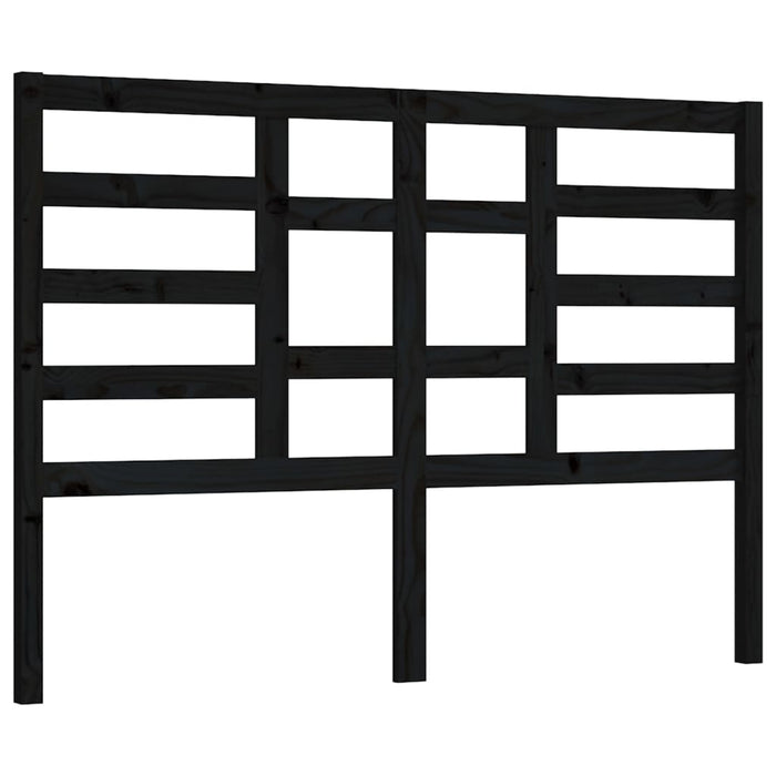 Tăblie de pat, negru, 166x4x104 cm, lemn masiv de pin - WALTI WALTI