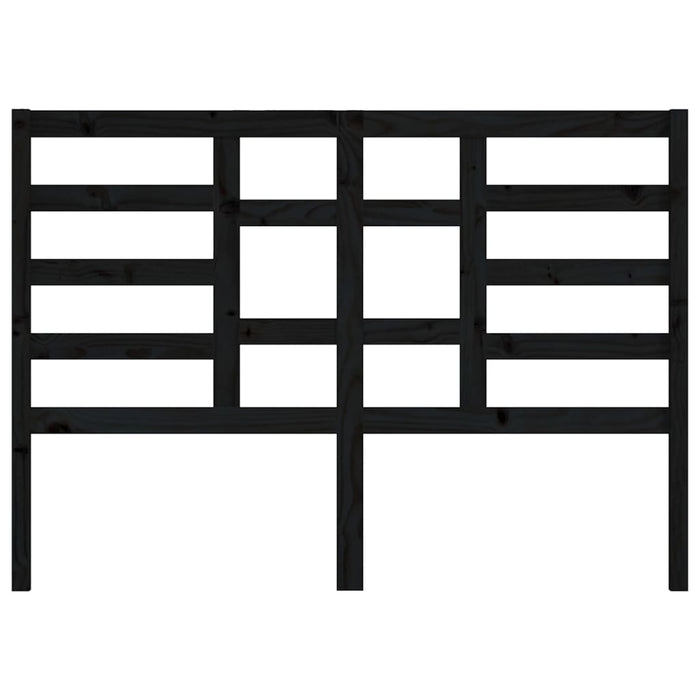 Tăblie de pat, negru, 166x4x104 cm, lemn masiv de pin - WALTI WALTI