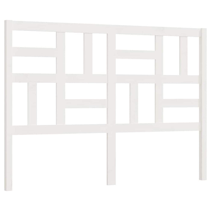 Tăblie de pat, alb, 146x4x104 cm, lemn masiv de pin - WALTI WALTI