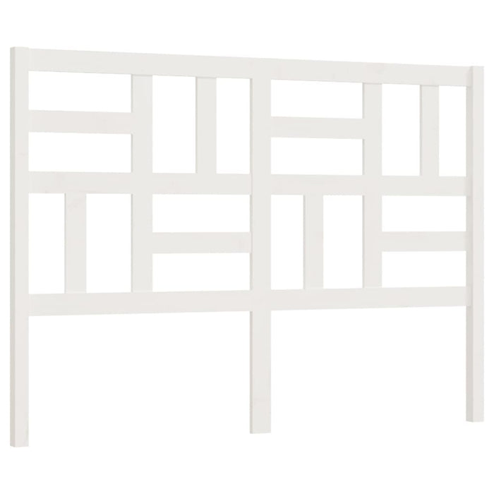 Tăblie de pat, alb, 156x4x104 cm, lemn masiv de pin WALTI