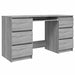 Birou, gri sonoma, 140x50x77 cm, lemn prelucrat - WALTI WALTI
