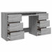 Birou, gri sonoma, 140x50x77 cm, lemn prelucrat - WALTI WALTI
