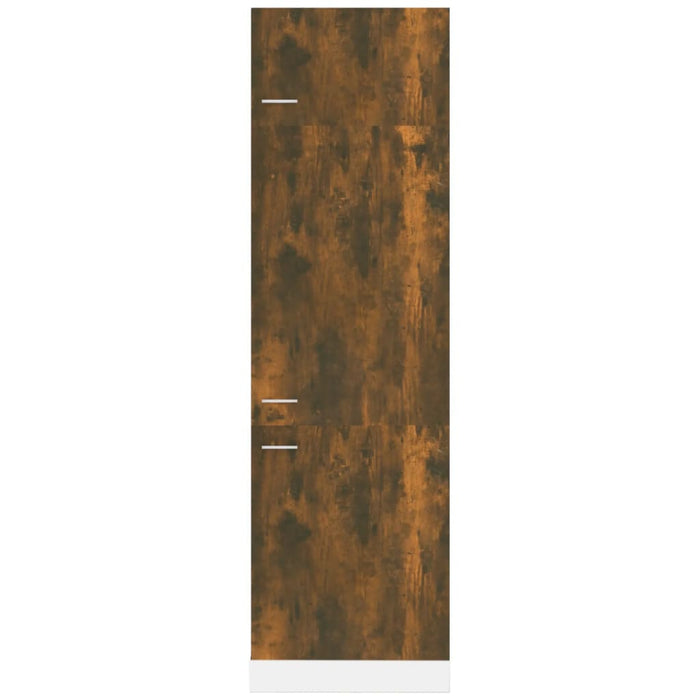Dulap de frigider “Lyon”, stejar fumuriu, 60x57x207 cm - WALTI WALTI