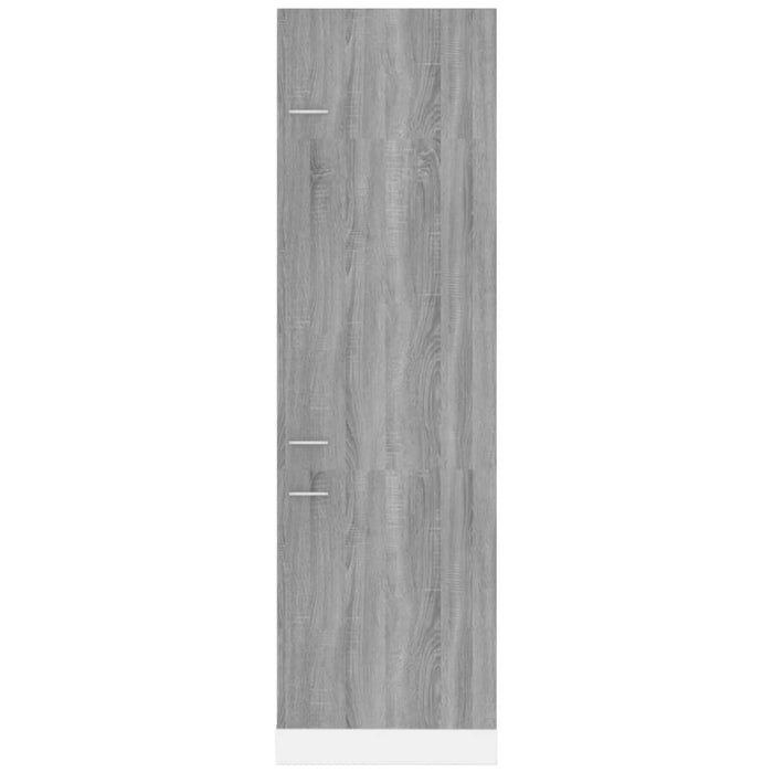 Dulap de frigider “Lyon”, gri sonoma, 60x57x207 cm - WALTI WALTI