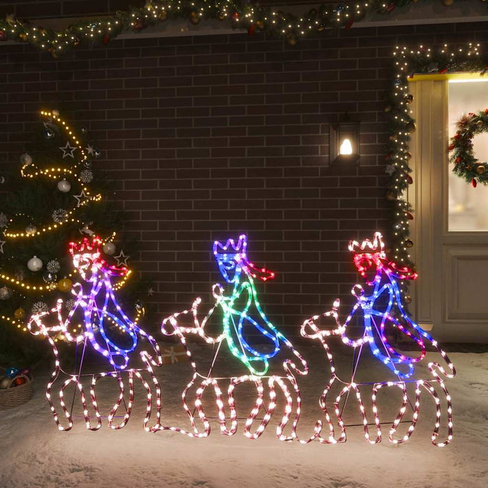 Figurină de Crăciun Cei trei magi, 504 LED-uri, 70x50 cm WALTI