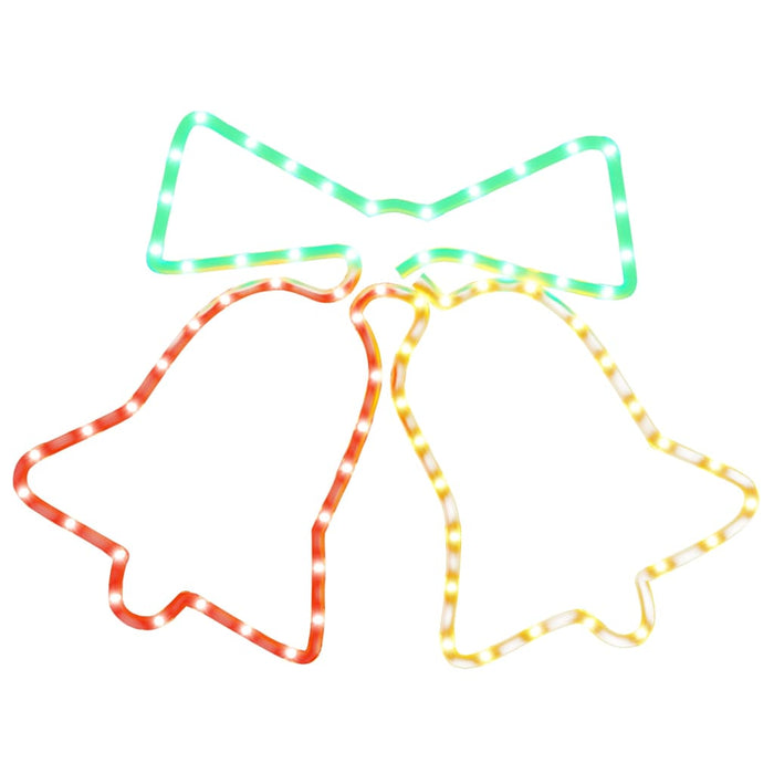 Figurină clopoței de Crăciun, 72 LED-uri, 50x56 cm - WALTI WALTI