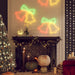 Figurină clopoței de Crăciun, 72 LED-uri, 50x56 cm - WALTI WALTI