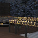 Cablu luminos cu 1200 LED-uri, alb cald, 50 m, PVC - WALTI WALTI