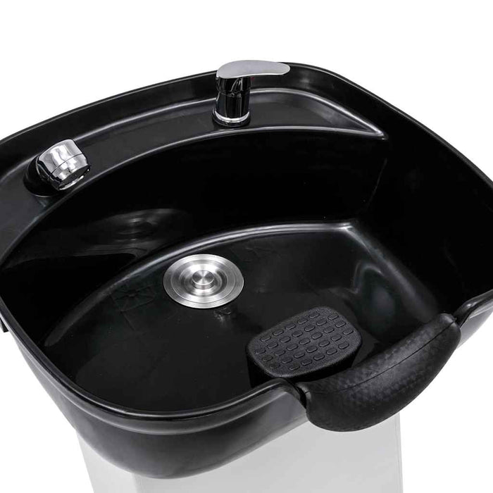 Unitate de șamponare cu scaune de salon, piele ecologică WALTI