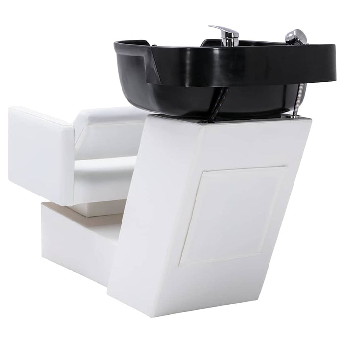 Unitate de șamponare cu scaune de salon, piele ecologică WALTI