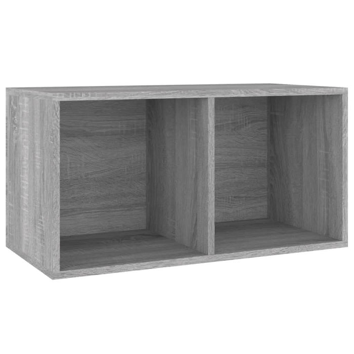 Cutie de depozitare viniluri, gri sonoma, 71x34x36 cm, lemn - WALTI WALTI