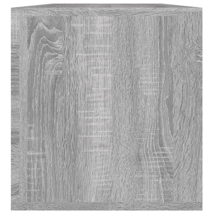 Cutie de depozitare viniluri, gri sonoma, 71x34x36 cm, lemn - WALTI WALTI