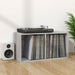 Cutie de depozitare viniluri, gri sonoma, 71x34x36 cm, lemn - WALTI WALTI