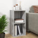 Cutie de depozitare viniluri, gri sonoma, 71x34x36 cm, lemn - WALTI WALTI