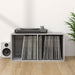 Cutie de depozitare viniluri, gri sonoma, 71x34x36 cm, lemn - WALTI WALTI