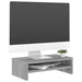 Suport pentru monitor gri sonoma 42x24x13 cm lemn prelucrat - WALTI WALTI