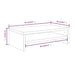 Suport pentru monitor gri sonoma 42x24x13 cm lemn prelucrat - WALTI WALTI