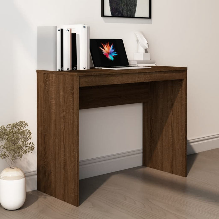 Birou, stejar maro, 90x40x72 cm, lemn prelucrat - WALTI WALTI