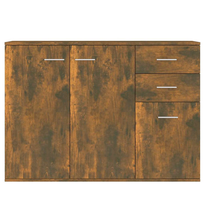 Servantă, stejar fumuriu, 105x30x75 cm, lemn compozit WALTI