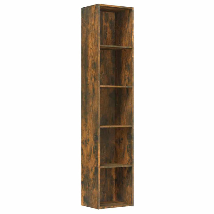 Bibliotecă, stejar fumuriu, 40x30x189 cm, lemn prelucrat WALTI