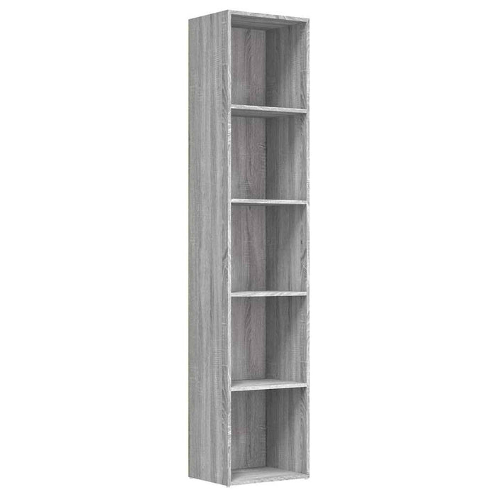 Bibliotecă, gri sonoma, 40x30x189 cm, lemn prelucrat WALTI