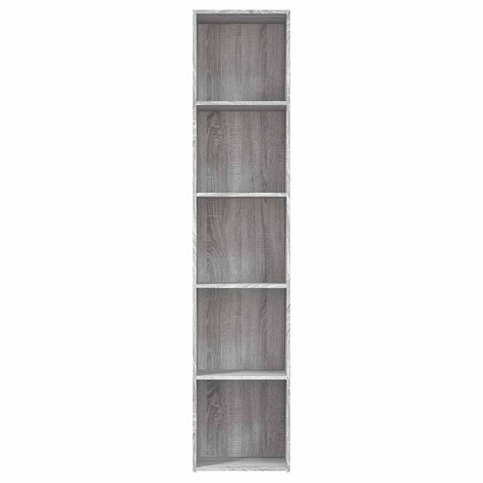 Bibliotecă, gri sonoma, 40x30x189 cm, lemn prelucrat WALTI