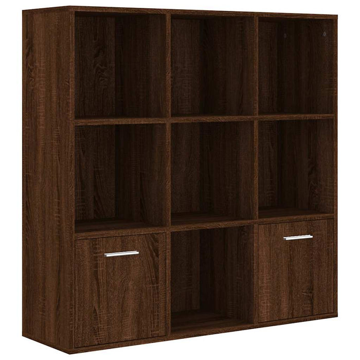 Bibliotecă, stejar maro, 98x30x98 cm WALTI