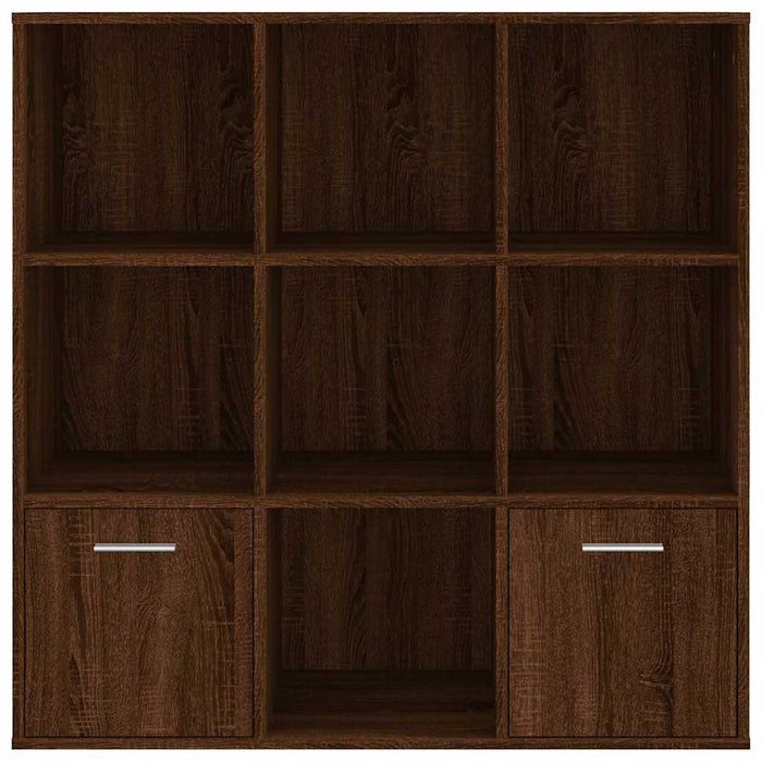 Bibliotecă, stejar maro, 98x30x98 cm WALTI