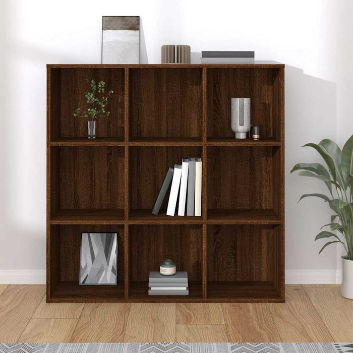 Bibliotecă, gri sonoma, 98x29x97,5 cm WALTI