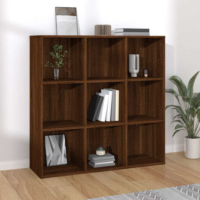 Bibliotecă, gri sonoma, 98x29x97,5 cm WALTI