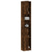 Dulap de baie, stejar fumuriu, 32x25,5x190 cm, lemn prelucrat - WALTI WALTI