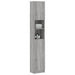 Dulap de baie, gri sonoma, 32x25,5x190 cm, lemn prelucrat - WALTI WALTI