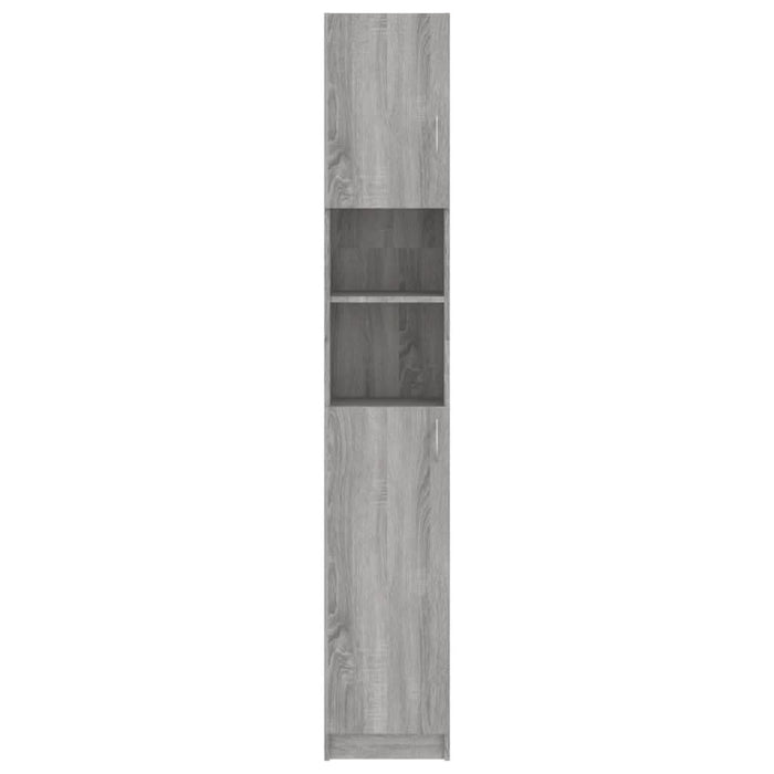 Dulap de baie, gri sonoma, 32x25,5x190 cm, lemn prelucrat - WALTI WALTI