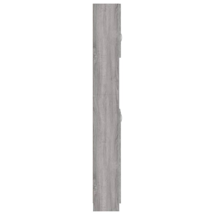 Dulap de baie, gri sonoma, 32x25,5x190 cm, lemn prelucrat - WALTI WALTI