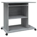 Birou pentru computer, gri sonoma, 80x50x75 cm, lemn prelucrat - WALTI WALTI