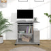 Birou pentru computer, gri sonoma, 80x50x75 cm, lemn prelucrat - WALTI WALTI