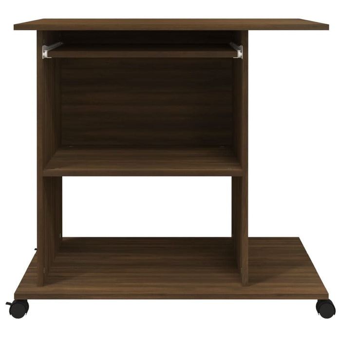 Birou, stejar maro, 80x50x75 cm, lemn prelucrat - WALTI WALTI