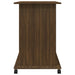 Birou, stejar maro, 80x50x75 cm, lemn prelucrat - WALTI WALTI