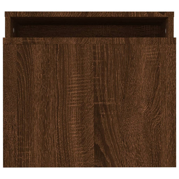 Set măsuțe de cafea, stejar maro, 100x48x40 cm, lemn prelucrat WALTI