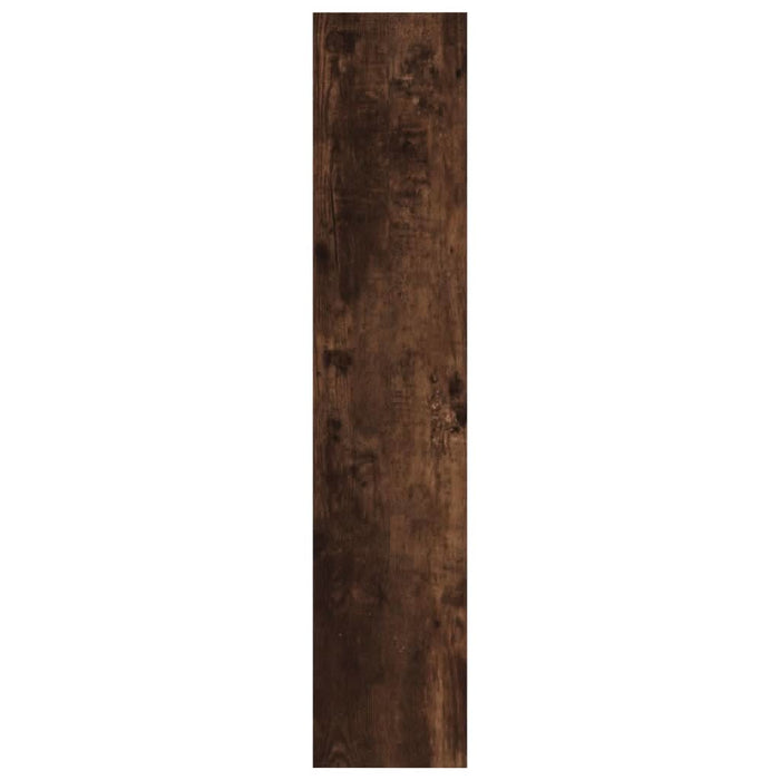 Raft de perete, stejar fumuriu, 90x16x78 cm, lemn compozit - WALTI WALTI