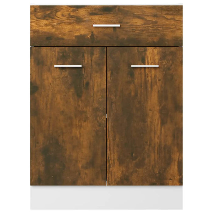 Dulap inferior cu sertar “Lyon”, stejar fumuriu, 60x46x81,5 cm WALTI
