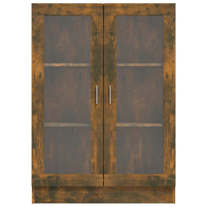 Dulap vitrină, stejar fumuriu, 82,5x30,5x115 cm, lemn prelucrat - WALTI WALTI