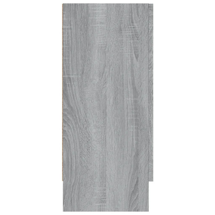 Dulap vitrină, gri sonoma, 120x30,5x70 cm, lemn prelucrat - WALTI WALTI