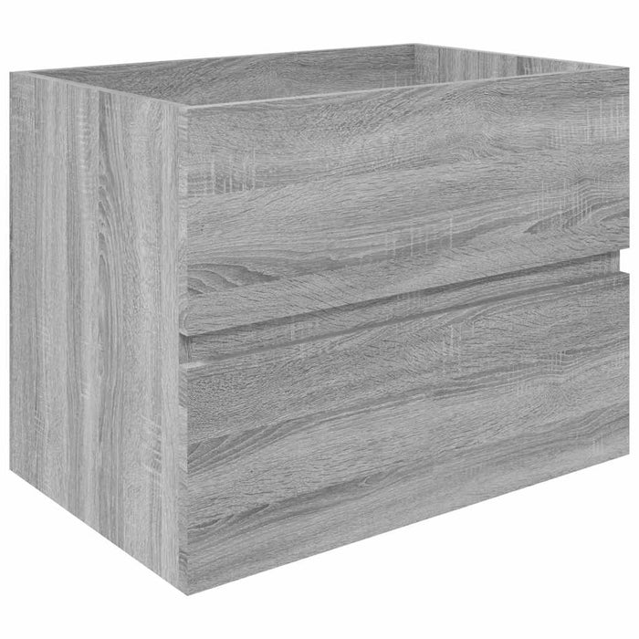 Dulap de chiuvetă, sonoma gri, 60x38,5x45 cm, lemn prelucrat - WALTI WALTI